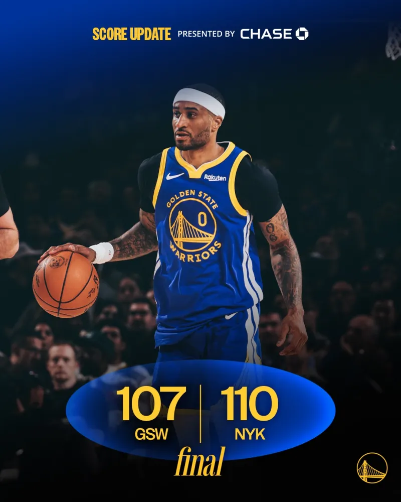 世界杯最佳射手-勇士分享本场比赛失利海报，近8场比赛中取得1胜7负